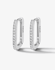 Sterlingsilber-Ohrringe mit Zirkonia – 18K vergoldet