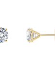 4-Prong Solitaire Ohrring