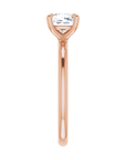 Cushion Solitaire Ring Roségold