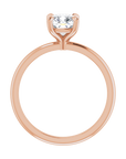 Cushion Solitaire Ring Roségold