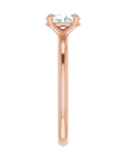 Oval Solitaire Ring Roségold