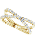 Criss-Cross Diamantring