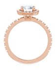 Halo Ring Roségold