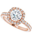 Halo Ring Roségold