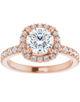 Halo Ring Roségold
