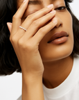 18K Vergoldeter Zirkon-Ring – Verstellbar & Strahlend schön