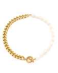 Statement-Perlen-Choker – Gold trifft Eleganz