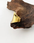 Retro-Klassik Ring mit 18 Karat Vergoldung