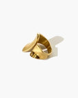 Retro-Klassik Ring mit 18 Karat Vergoldung