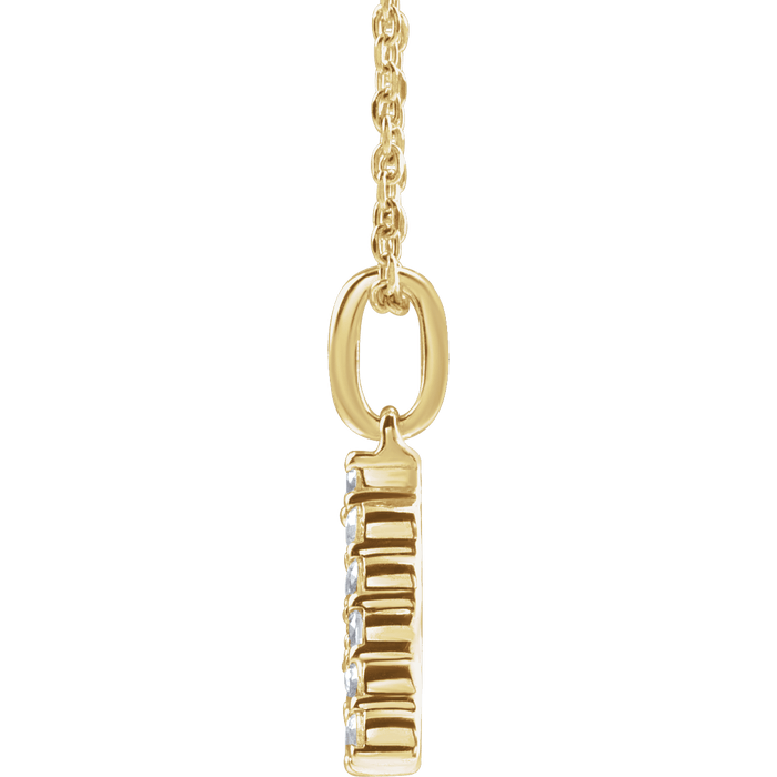 Diamant Buchstaben Kette