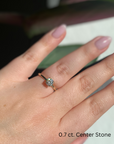 Solitaire Ring Gelbgold
