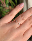 Zwei Tropfen Diamantring