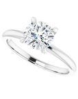 Solitaire Ring Weißgold