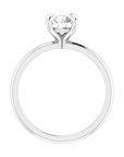 Solitaire Ring Weißgold